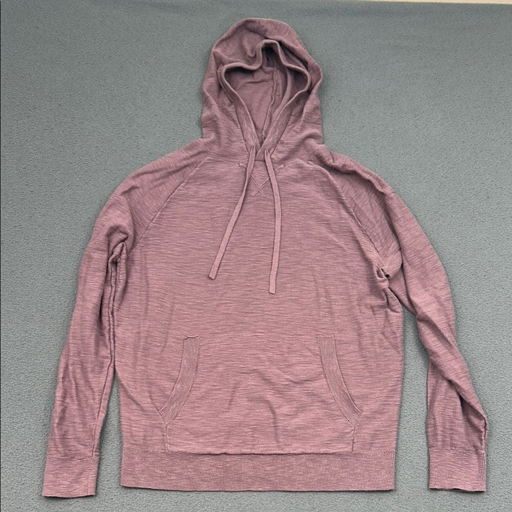 Alesbury Hooded Shirt | Purple Hoodie | 100% Cotton | Men's Medium